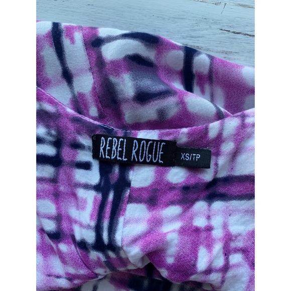 XS, Rebel Rogue, purple tie dye a-line beach dress - Picture 6 of 8